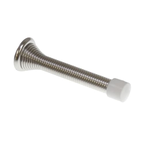 Taymor Spring Door Stop, 3-1/8", Nickel